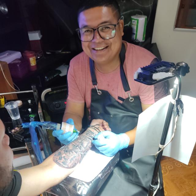 Profession tattoo artist